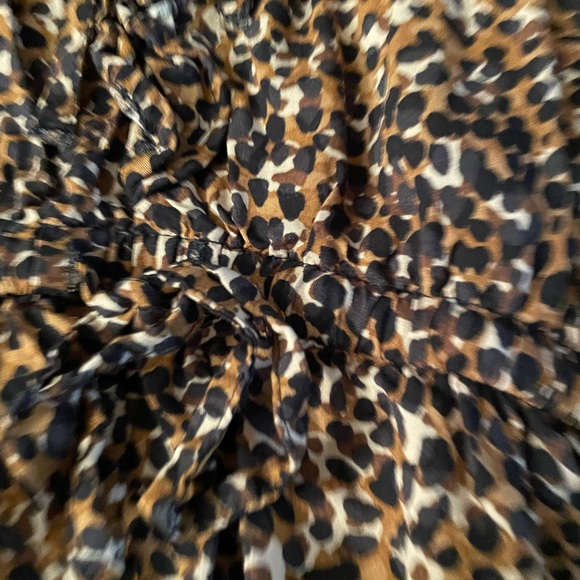 Old Navy Cheetah Print Fit and Flare Ruffle Dress Size 2x - Picture 4 of 5